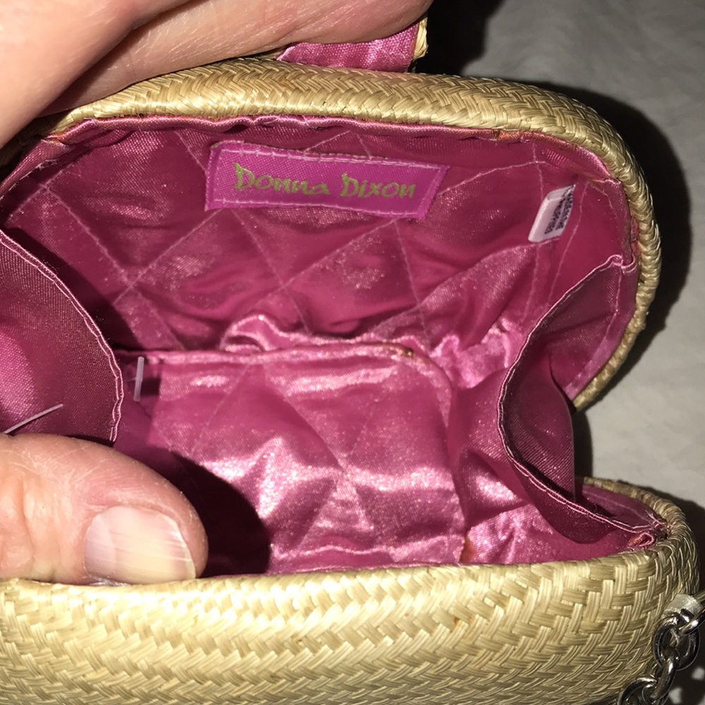 Donna Dixon Natural Straw Mini Handbag - Picture 4 of 8